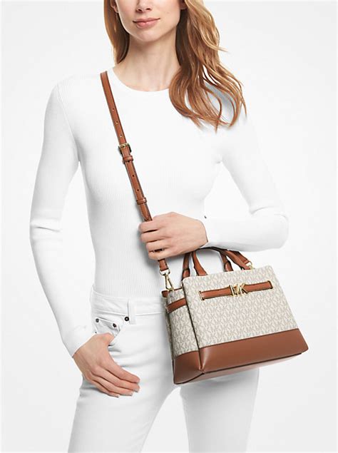 michael kors handbag for women reed small belted satchel|Michael Kors small shoulder bags.